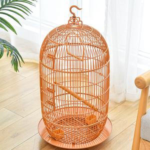 북유럽 원형 케이지 레트로 새장 앵무새 새집 조류