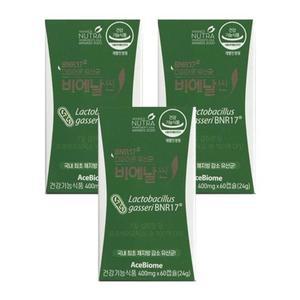 유산균 비에날씬 400mg x 60캡슐3개-SDL-