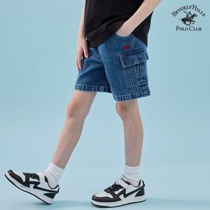 [폴로클럽] 데님카고반바지_데님