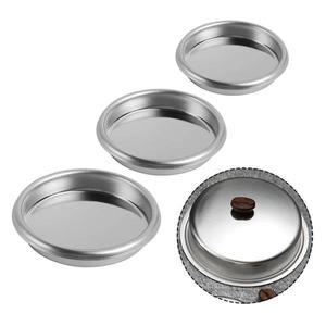 1pc 커피 블라인드 필터 바구니 51 58mm 스테인레스 스틸 반자동 기계의 역세 용 비 가압 컵
