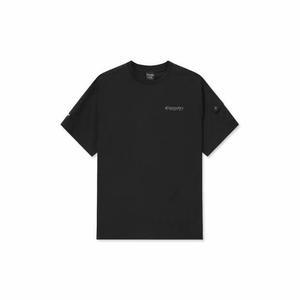 반팔티 EQF DXTR76043-BKS 경량 폴튼 고프코어 우븐 반팔티셔츠 / BKS