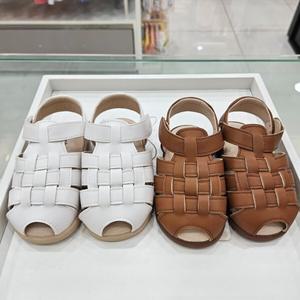 [아가방]로아듀삑삑이샌들(화이트,브라운)01R376501