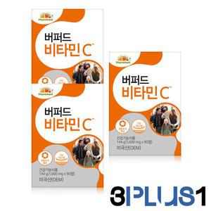 (3+1행사)[비타민뱅크] 버퍼드 비타민C 60정(총 8개월분)