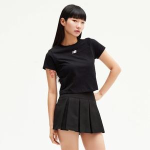 반팔티 NQJ NBNEE2W402-19 WOMEN 에센셜 중앙로고 반팔티(SLIM FIT)