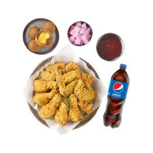 [멕시카나치킨]멕시콤보후라이드+더블치즈볼+콜라1.2