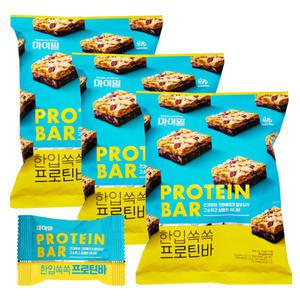 마이밀 한입쏙쏙 프로틴바 10g x 15개입 3개 미니 단백질바 간식 V