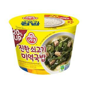 [오뚜기]오뚜기 컵밥 진한 쇠고기 미역국밥 12개