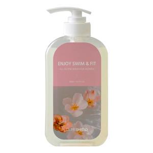 인조이스윔 & 핏 수영장 샴푸 올인원 워시 포우먼 500ml 수영 염소 냄새 제거 샴푸