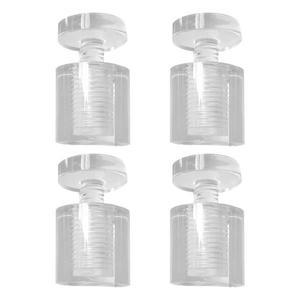 4Pcs 표시 홀더 스탠드 오프 나사 광고 StoreSign 포스터 삽화 디스플레이 팝너트와 볼트 플라스틱 아크릴