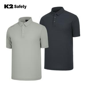 K2세이프티 TS-5201 5202 반팔 작업복 카라 티셔츠