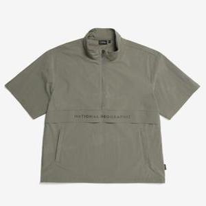 공용 여름 반팔 트레이닝 아노락 F-ZIP N232UFT310