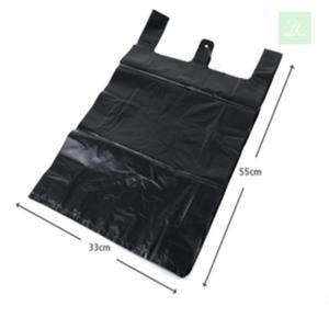 윰디자인 재래시장 봉투 4호 100매 33X55CM 검정 마트비닐봉투