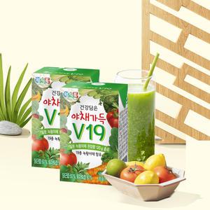 정식품 베지밀 건강담은 야채가득 V19 145ml 48팩