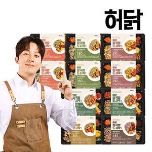 [허닭]T_5+5 허경환의 간편 잡곡밥도시락 6종 10팩 세트