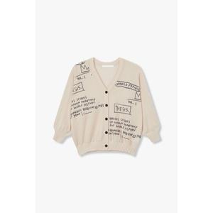 [VOV](본점)BASQUIAT 레터링 프린트 가디건( 7114350881)
