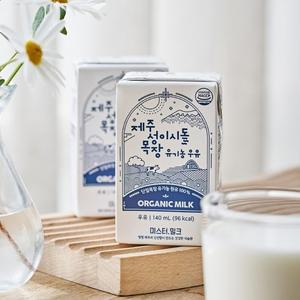 제주 성이시돌목장 유기농 멸균우유 140ml x 24입) 2개