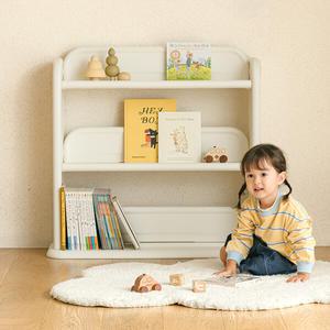 슬림 전면책장 유아 아기 거실 낮은 책꽂이 책장