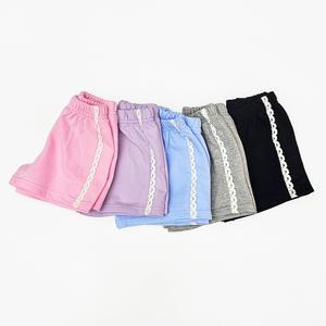 레이스반바지 여름 유아동 바지 팬츠 키즈 여아 밴딩 면 반바지 무지 숏팬츠 남아 등원복