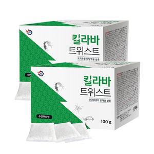 [기타]국보 킬라바트위스트 100g 2박스 장구벌레 모기 파리 유충약 정화조 웅덩이