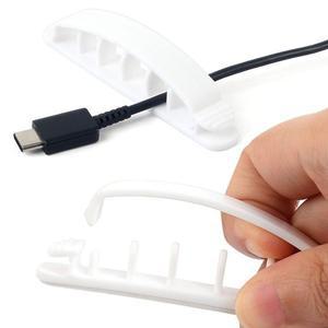 고품질 3P 선 정리 케이블 전선 클립 USB 컴퓨터 TV 부착식 케이블고정 케이블정리클립 (WFHP0EF)