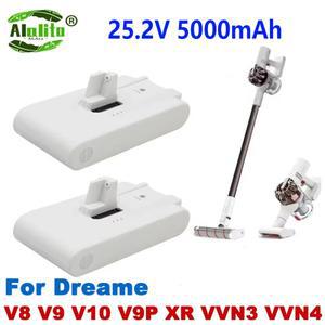 Dreame VVN3 V8 V10 XR 휴대용 무선 진공 청소기 부품 교체 배터리 리튬
