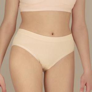 세컨스킨 심리스 뱀부 베이직 삼각팬티_OU7706
