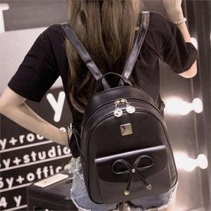 [라일리] Rly 10대 20대 여성 캐주얼 패션 리본 장식 데일리 백팩  9543557)