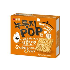 농심 누룽지팝 142g 8개 찹쌀스낵 고소 달콤 바삭