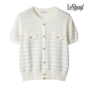 [르샵] BP4KP031A 라운드 물결 반팔 니트