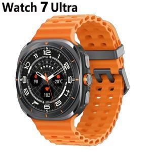 새로운 갤럭시 시계 7 울트라 47mm 스마트 시계 블루투스 통화 남자 GPS NFC 47mm AMOLED 피트니스 트래커
