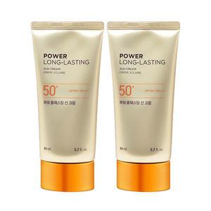 더페이스샵 파워 롱래스팅 선크림 80ml 2개팩 SPF50+PA+++