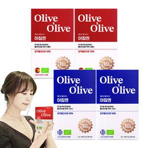올리브 올라이브 아침엔 유기농 엑스트라버진 올리브오일 100% 4+2박스(총 6박스)