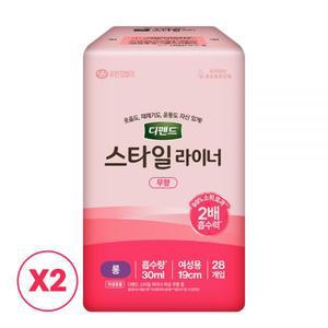 디펜드 스타일 여성 요실금 라이너 무향 롱 28매X2팩