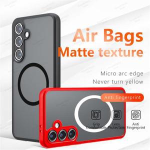 Magsafe 전화 케이스 용 자기 삼성 갤럭시 A56 A36 A55 A16 A35 A25 A54 A53 A33 A15 A13 A14 A52 A32 A12