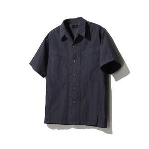 매장정품 일꼬르소 IL CORSO 가먼트다잉 오픈카라 반팔 셔츠 차콜그레이 IESH4E408CG 577167