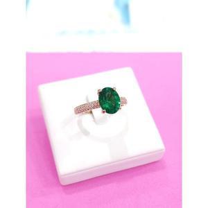 [로뎀쥬얼리]로뎀 세이브존05 Eleganc Best 14KGP 에메랄드반지01 RRD24020022 (33260871