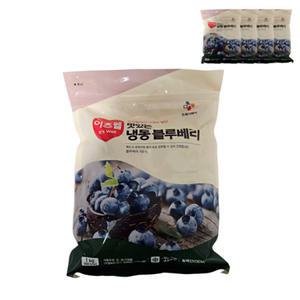 이츠웰 냉동 블루베리 1kg x 5개