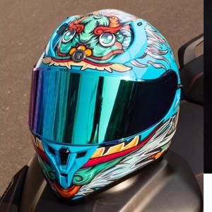 빈티지 풀페이스 헬멧 대형 54-67CM TORC 오토바이 헬멧 Casco Capacete 시즌 스트리트 투어링 모토 레드