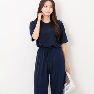 여성반팔티+바지세트 쿨티셔츠 여름 등산 운동 쿨 흡한속건 냉감 아이스
