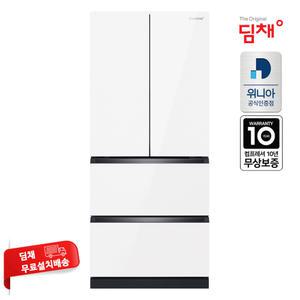 위니아 딤채 457L 4도어 스탠드 김치냉장고 EDQ47JBPYWT