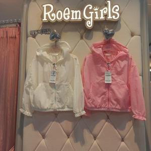 로엠걸즈 DP01 프릴 홉겹후드 바람막이 프릴 후드홉겹 바람막이 RGJA25S2C