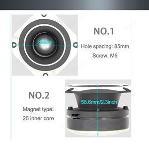 2PC 3인치 자동차 스피커 티타늄 트위터 최대. 전력 800W 범위 주파수 1 세트 스테레오