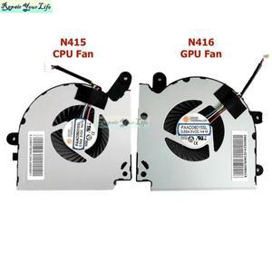 노트북 CPU 냉각 팬 쿨러 MSI Creator 17M A9SD (MS-17F3) PC 라디에이터 PAAD06015SL N416