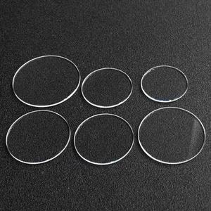 호환부품 시계 유리 미네랄 평면 두꺼운 1.5mm  30 - 39.5mm 직경 투명 크리스탈 부품  1피스