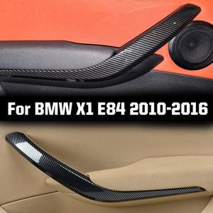 업그레이드 된 자동차 왼쪽 오른쪽 내부 도어 팔걸이 당김 핸들 외부 커버 트림 BMW X1 E84 2010-2016