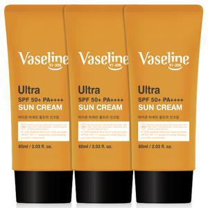 바이존 썬크림 대용량 기능성 바디 선크림 자외선차단제 60ml 3개 SPF50+ PA++++