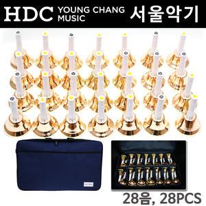 영창 골드핸드벨 28음 터치핸드벨 성탄절 크리스마스