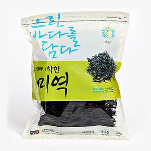 장흥 유기인증 미역 150g 장흥어민이 생산한 착한미역