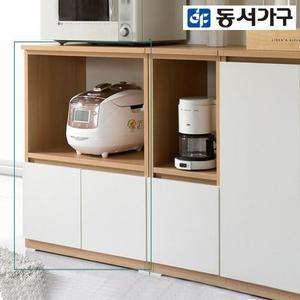 OAK아카시아 콤비 렌지 수납장 DF901823