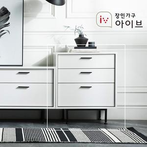 장인가구 아이브 루시퍼 화이트 600 3단 거실장